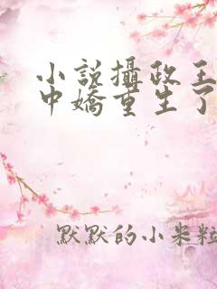 小说摄政王的掌中娇重生了