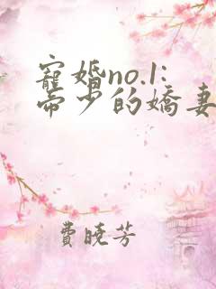 宠婚no.1:帝少的娇妻
