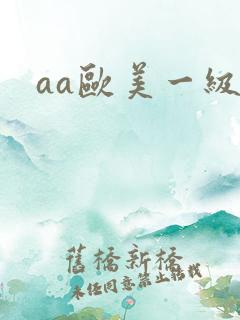 aa欧美一级片