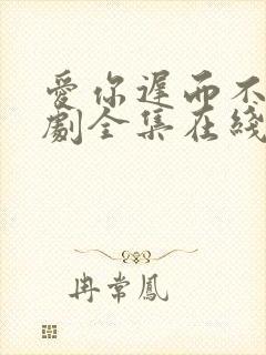 爱你迟而不晚短剧全集在线观看免费