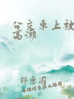 公交车上被搞到高潮