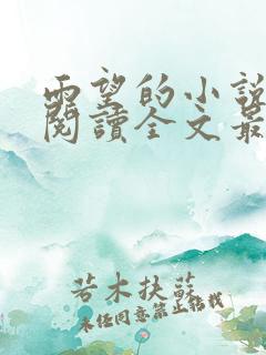 雨望的小说免费阅读全文最新章节