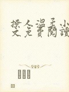 撩人温柔小说全文免费阅读无弹窗