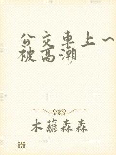 公交车上～嗯啊被高潮