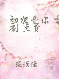 初次爱你 电视剧 免费