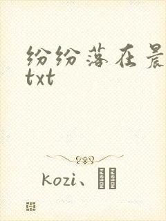 纷纷落在晨色里txt