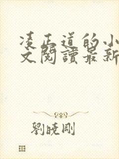 凌正道的小说全文阅读最新