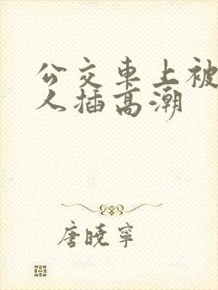 公交车上被陌生人插高潮