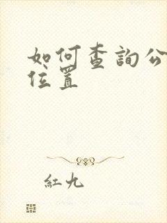 如何查询公交车位置