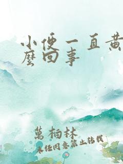 小便一直黄是怎么回事