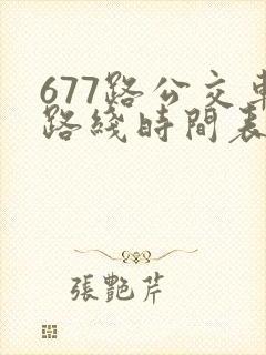 677路公交车路线时间表洛宁