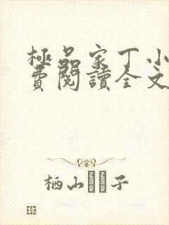 极品家丁小说免费阅读全文无删减