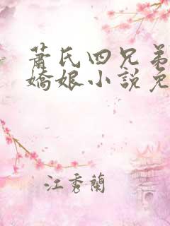 萧氏四兄弟的美娇娘小说免费阅读