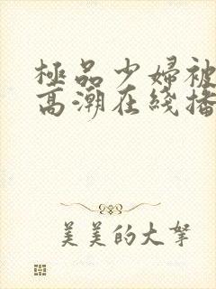 极品少妇被躁到高潮在线播放