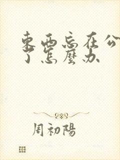 东西忘在公交车了怎么办