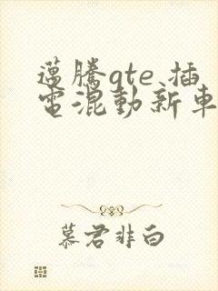 迈腾gte 插电混动新车报价