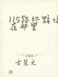 115路终点站在哪里