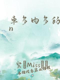 车多肉多的小说n