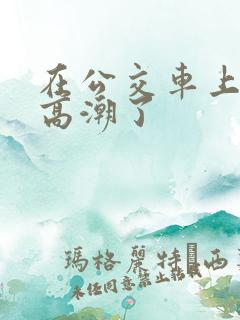 在公交车上被插高潮了