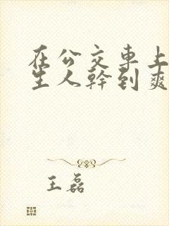 在公交车上被陌生人干到爽