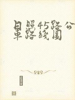 日照45路公交车路线图