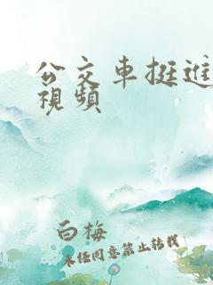 公交车挺进的小视频