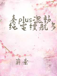 秦plus混动纯电续航多少公里