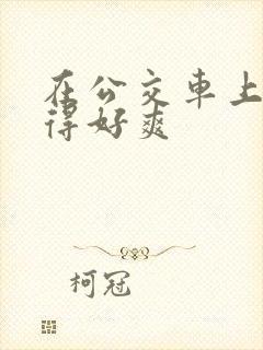 在公交车上被插得好爽