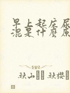 早上起床尿有点混是什么原因