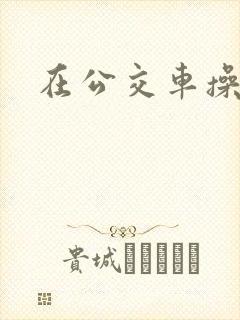 在公交车操