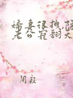 娇妻很拽,隐婚老公宠翻天小说