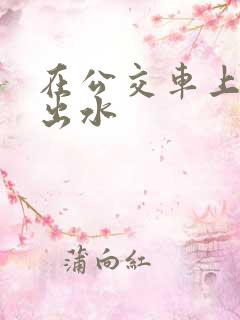 在公交车上被顶出水
