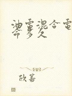 油电混合电瓶寿命多久