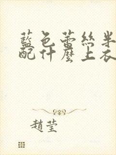 蓝色蕾丝半身裙配什么上衣