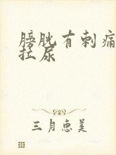 膀胱有刺痛感想拉尿