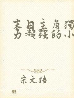 末日主角独行实力超强的小说