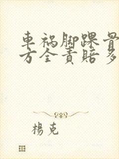 车祸脚踝骨折对方全责赔多少