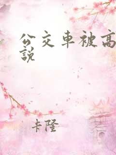 公交车被高潮小说
