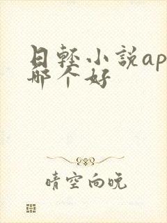 日轻小说app哪个好