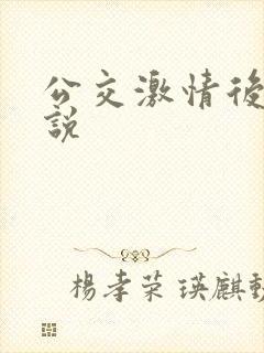 公交激情后入小说