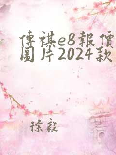 传祺e8报价及图片2024款价格