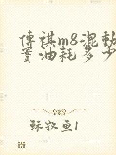 传祺m8混动真实油耗多少