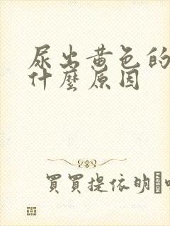 尿出黄色的尿是什么原因