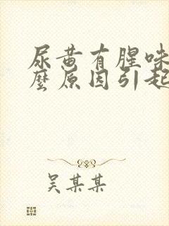 尿黄有腥味是什么原因引起的