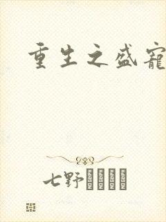 重生之盛宠嫡妃