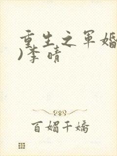 重生之军婚(h)李晴