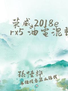 荣威2018erx5 油电混动