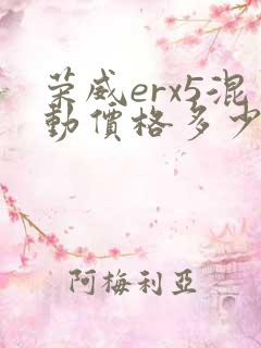 荣威erx5混动价格多少