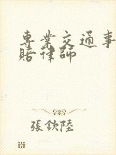 专业交通事故索赔律师