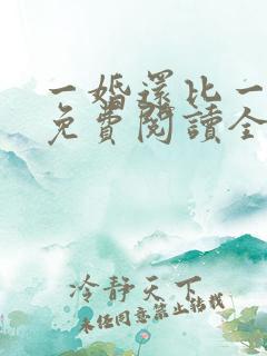 一婚还比一婚高免费阅读全文小说